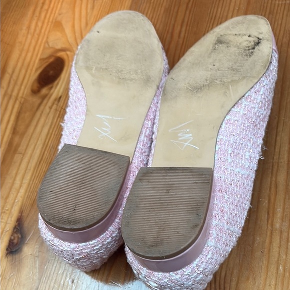 Steve Madden Blair Pink Loafers with Textured tweed Finish - Picture 9 of 11